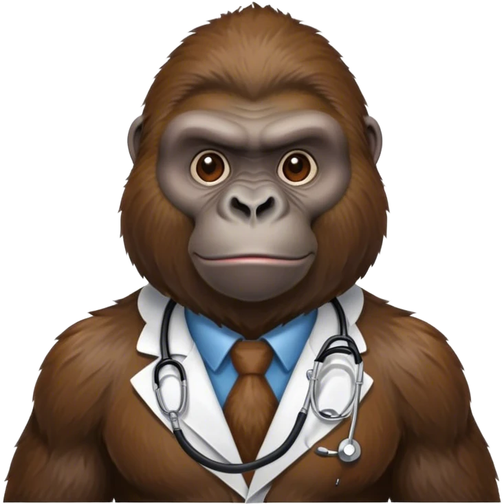 Doctor gorilla emoji