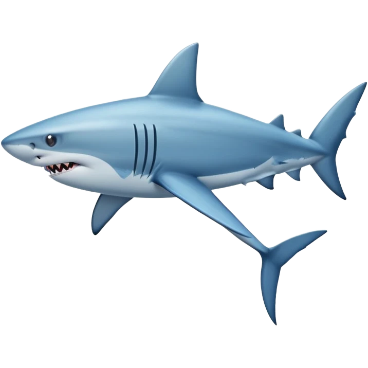 tailfin of a shark in the sea emoji