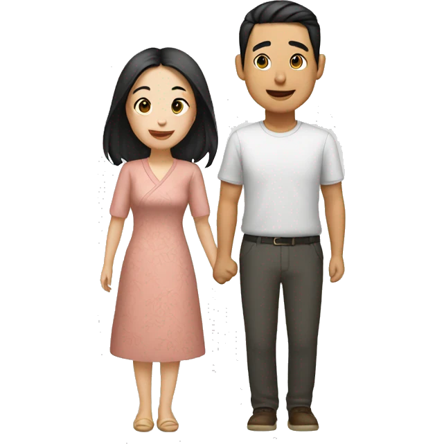 Asian couple emoji