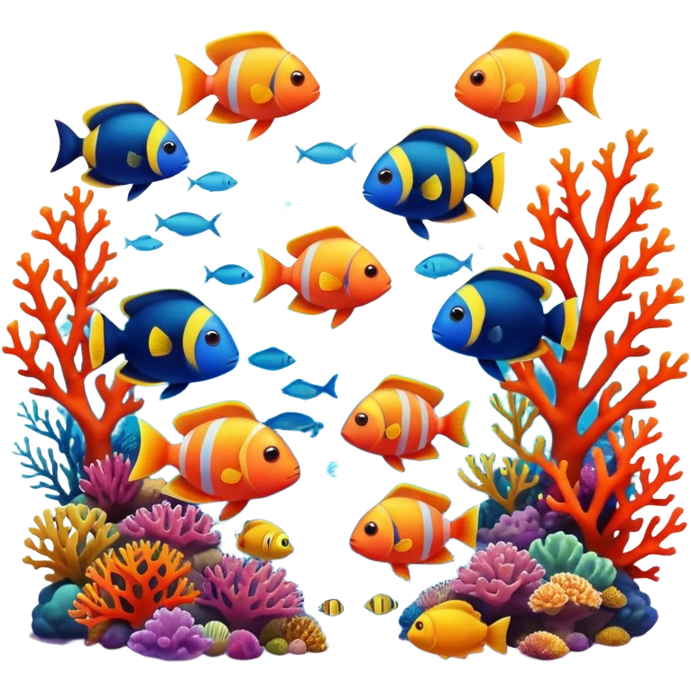 Tropical reef emoji