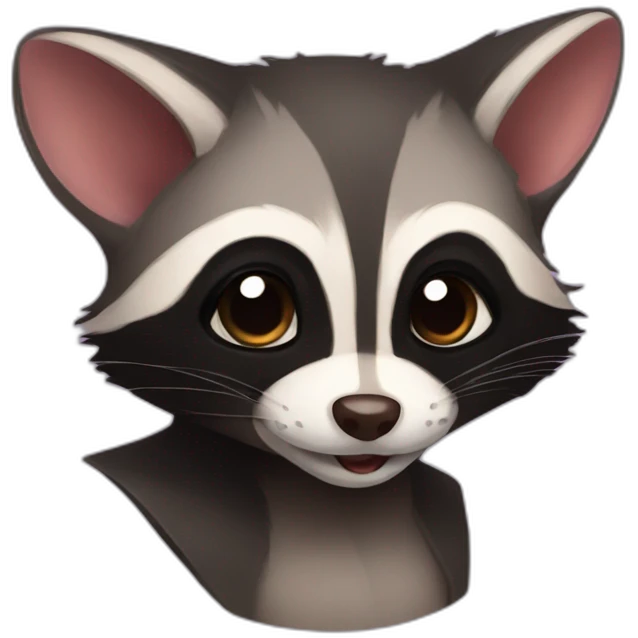 bat ferret raccoon emoji
