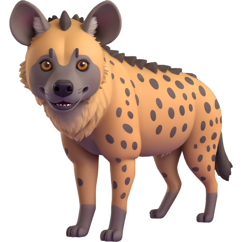 Realistic Hyena emoji