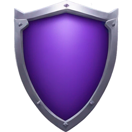 purple shield emoji
