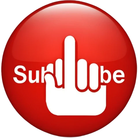 Boton rojo suscribe emoji