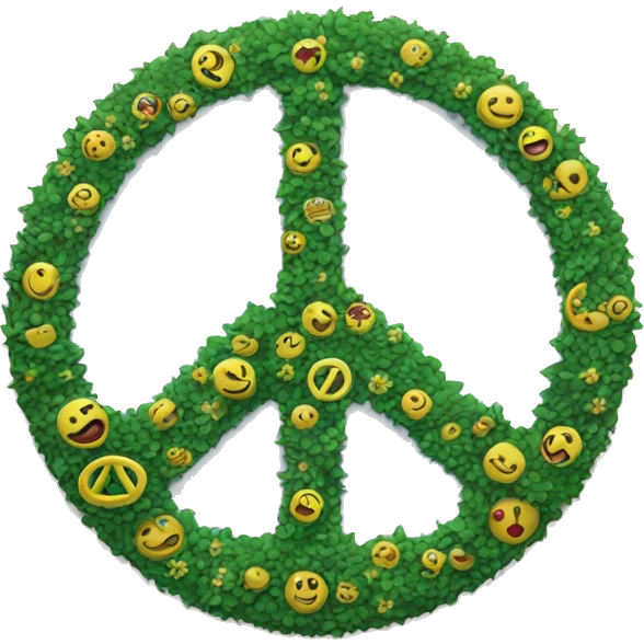 Peace sign with tumb emoji