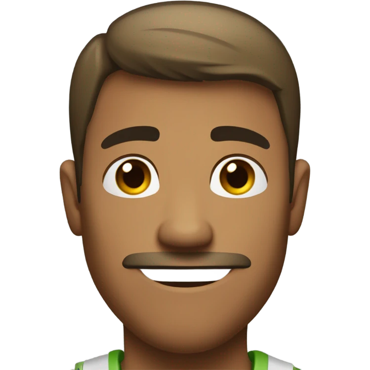 a man with a five o'clock shadow emoji