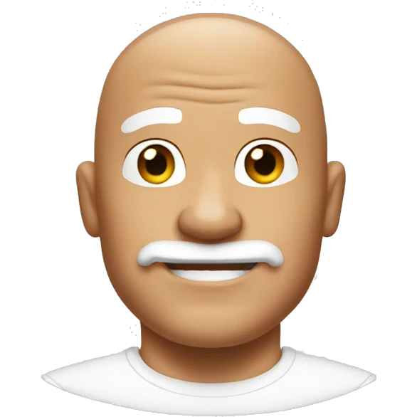 mr clean with white  goatee  emoji