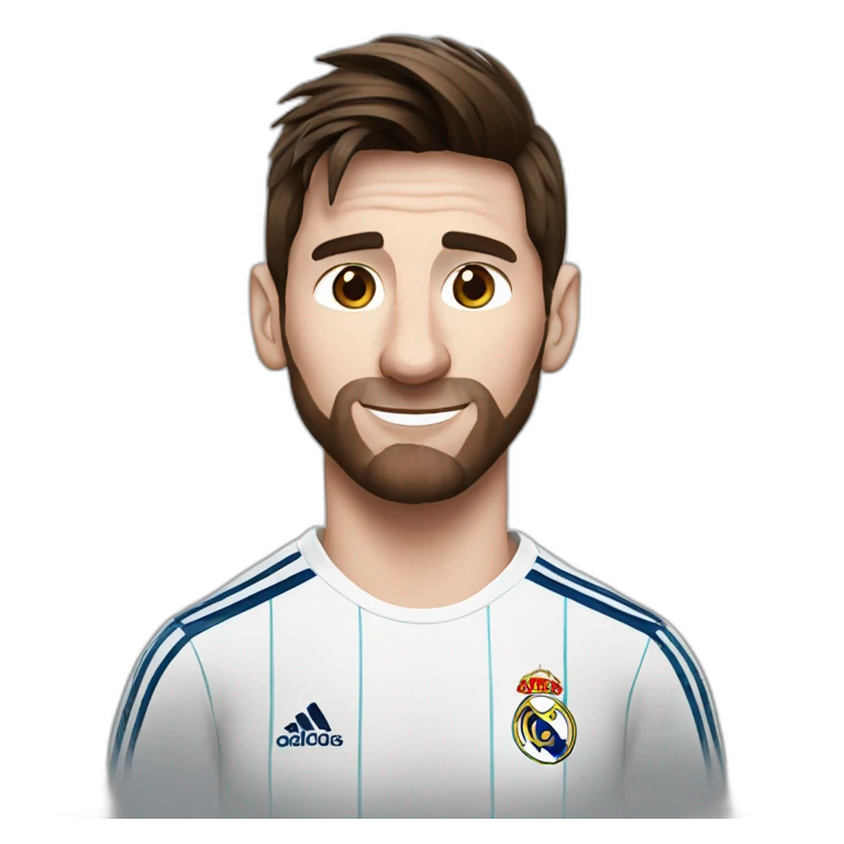 messi in real madrid emoji
