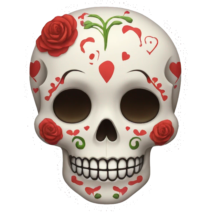 Calavera love emoji
