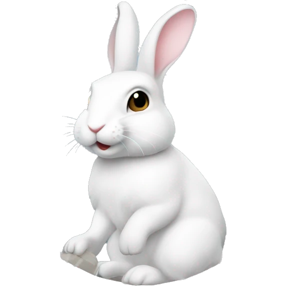 white rabbite coin, crypto emoji