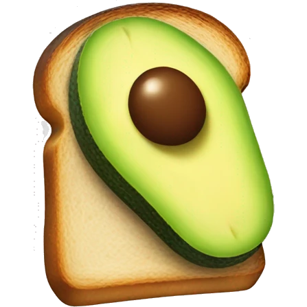 Avacado toast  emoji