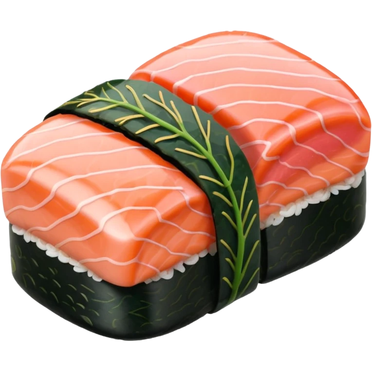 Pink sushi emoji