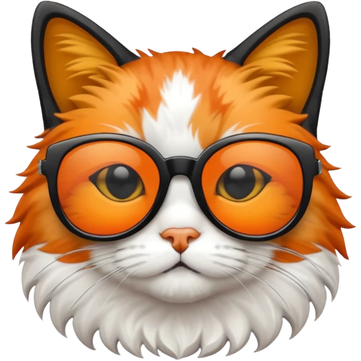 Cat wearing sunglasses emoji
