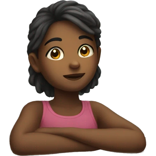 thoughtful girl by the window emoji