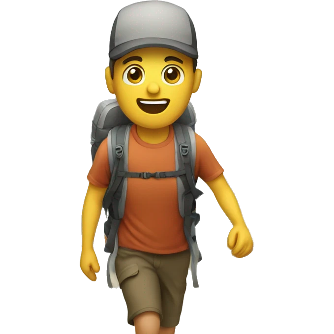 Hiking emoji