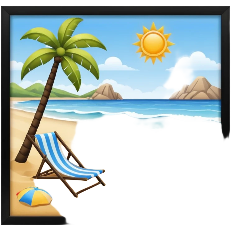 Beach emoji