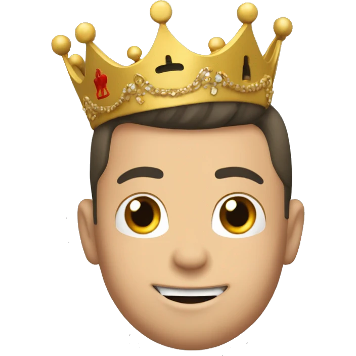 Cr7 avec une couronne  emoji