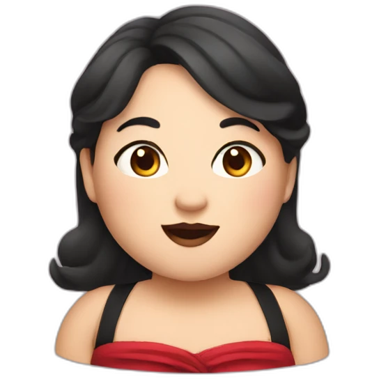 cute chubby opera singer emoji