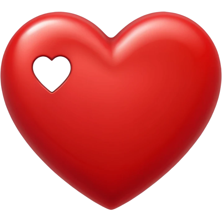 A red heart with the letter "J" in it emoji