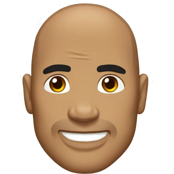 the rock with a bow of rice emoji