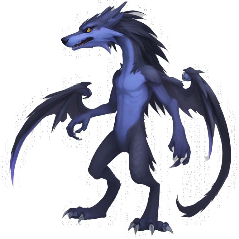 Cool Edgy Modern Vernid-Sergal species by LiLaiRa full body emoji