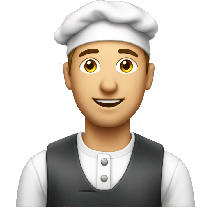 European restaurant worker emoji