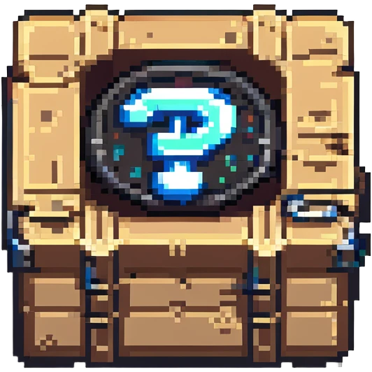 2d power up crate with speed boost symbol emoji