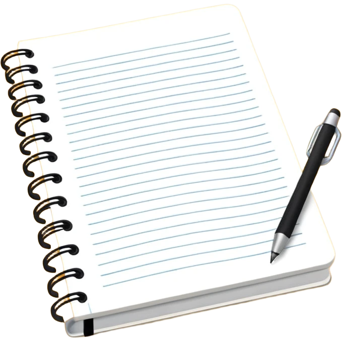 music notebook emoji