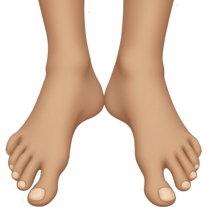 Toes interlocked emoji