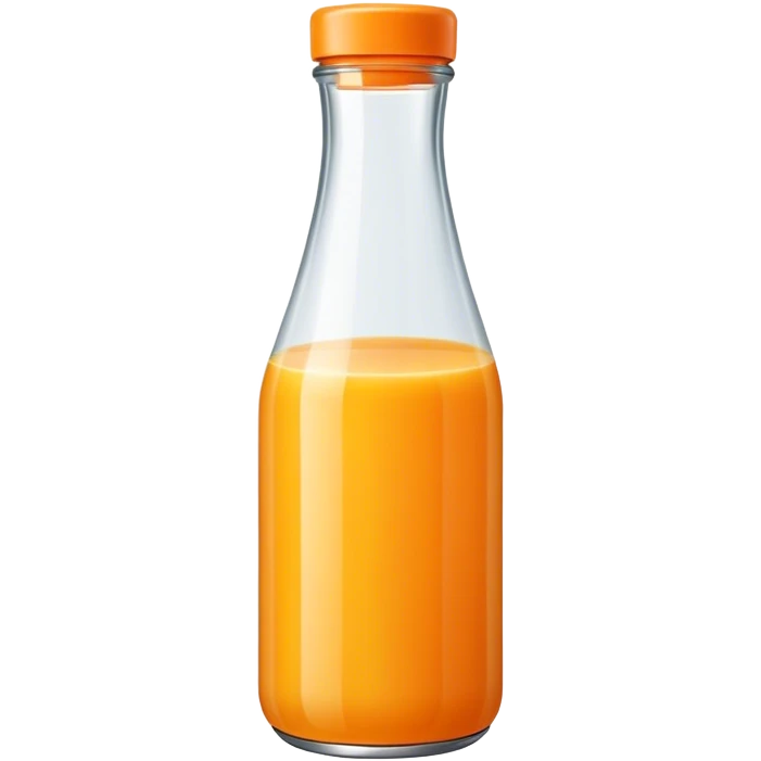 Orange juice bottle emoji