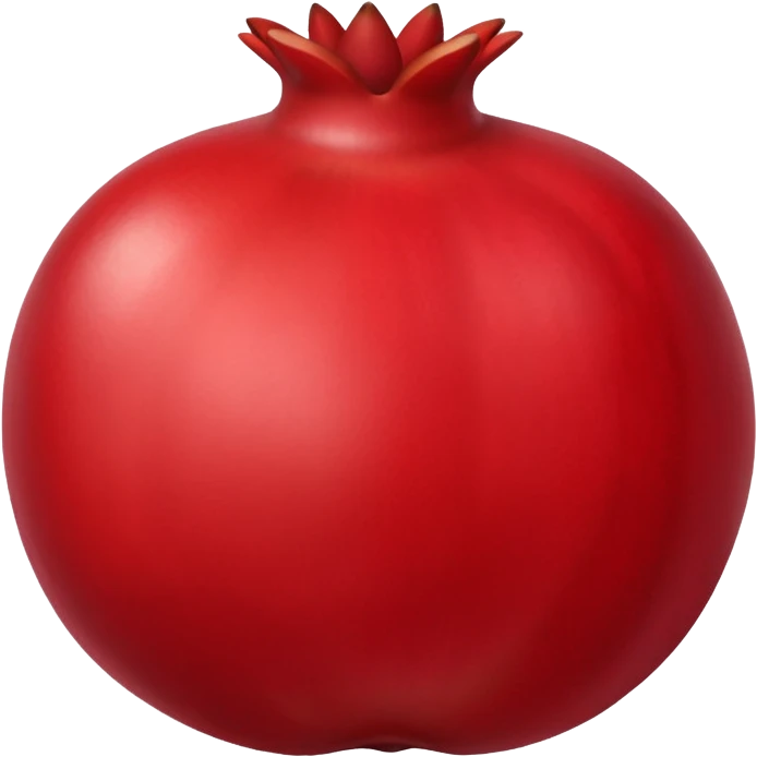pomegranate fruit, simple, clear emoji