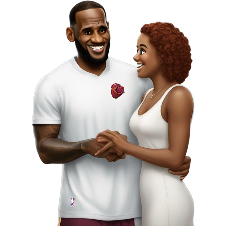LeBron James proposal emoji