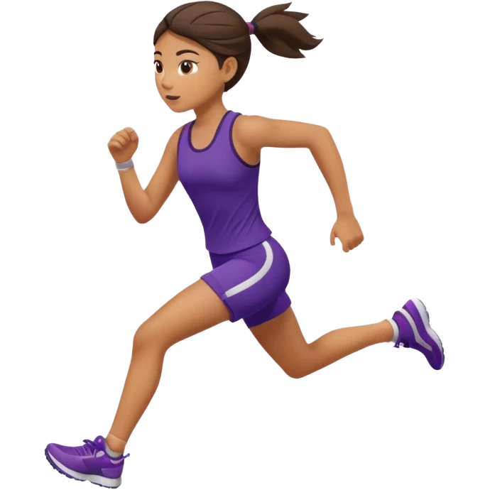 girl running emoji