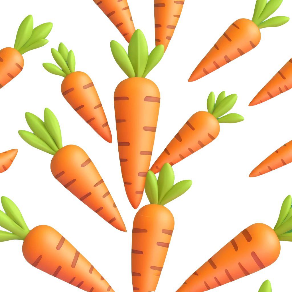 carrot with leaves emoji