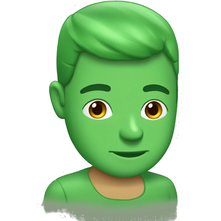 Corqzon iphone verde emoji