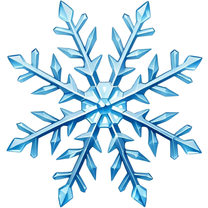 crystal snowflake emoji