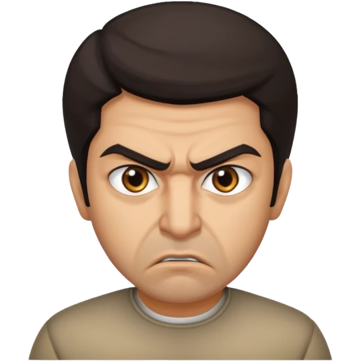 
angry Iranian man face emoji