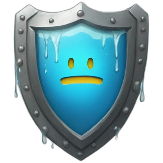 SHIELD THAT IS WET emoji