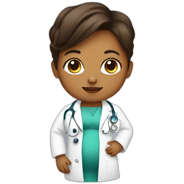 Doctor she pregnant baby emoji