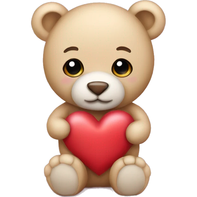 Valentine teddy  emoji