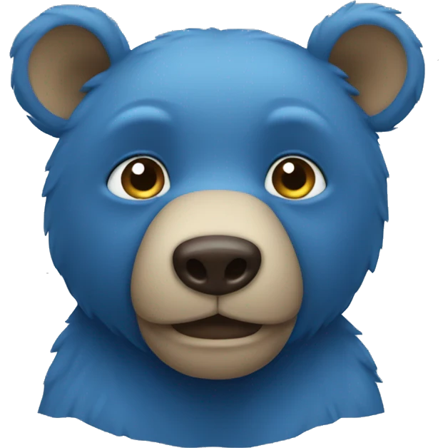 Blue bear  emoji