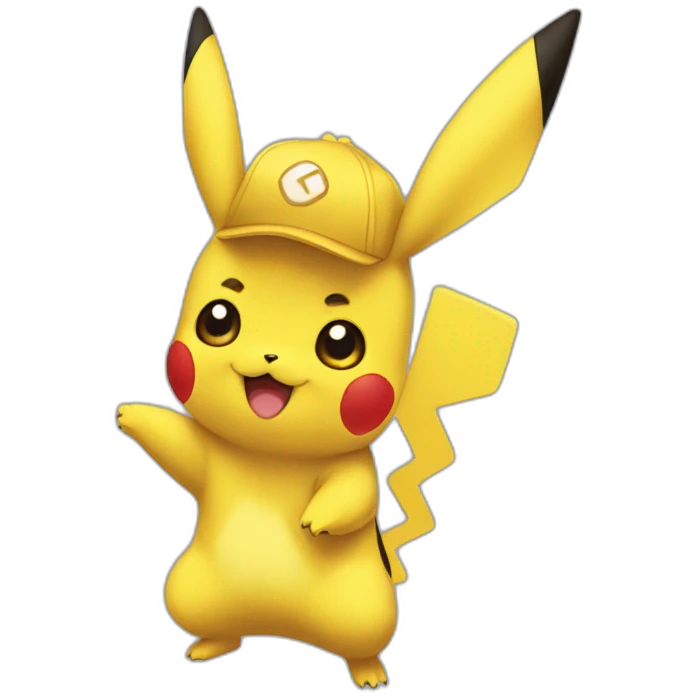 Pikachu sur évoli emoji