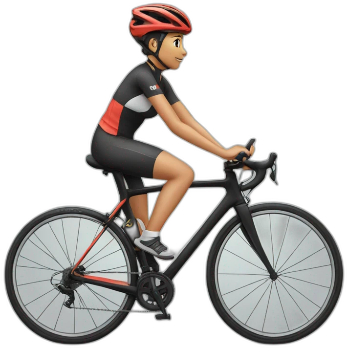 gata siamesa ciclista emoji