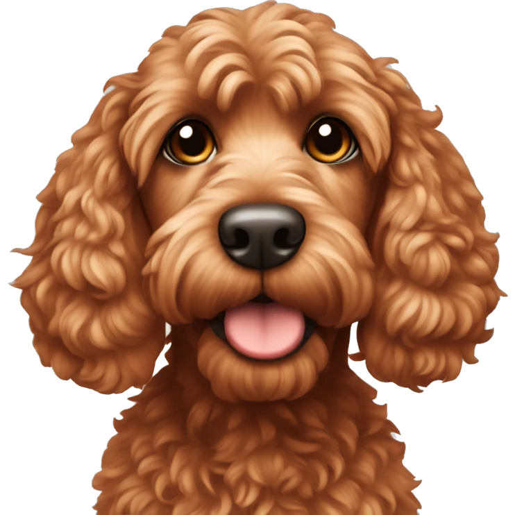 red cockapoo emoji