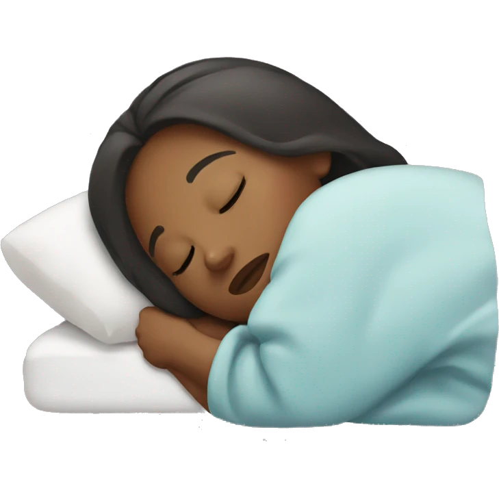 Girl sleeping  emoji