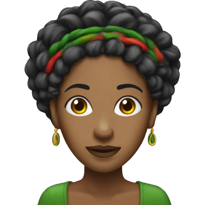 Woman Rasta emoji