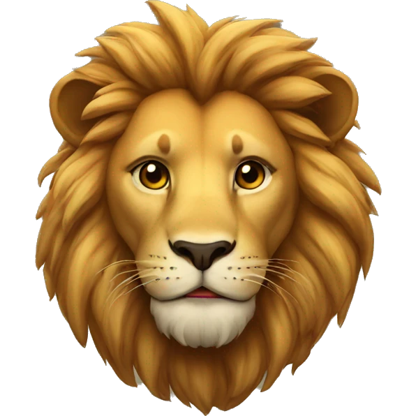 Lion love emoji