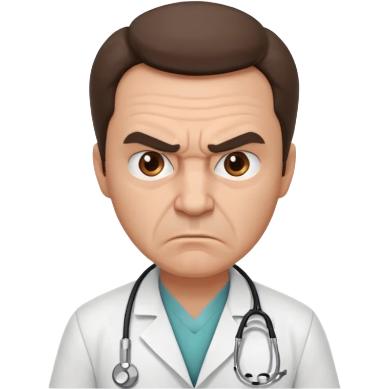 angry doctor emoji