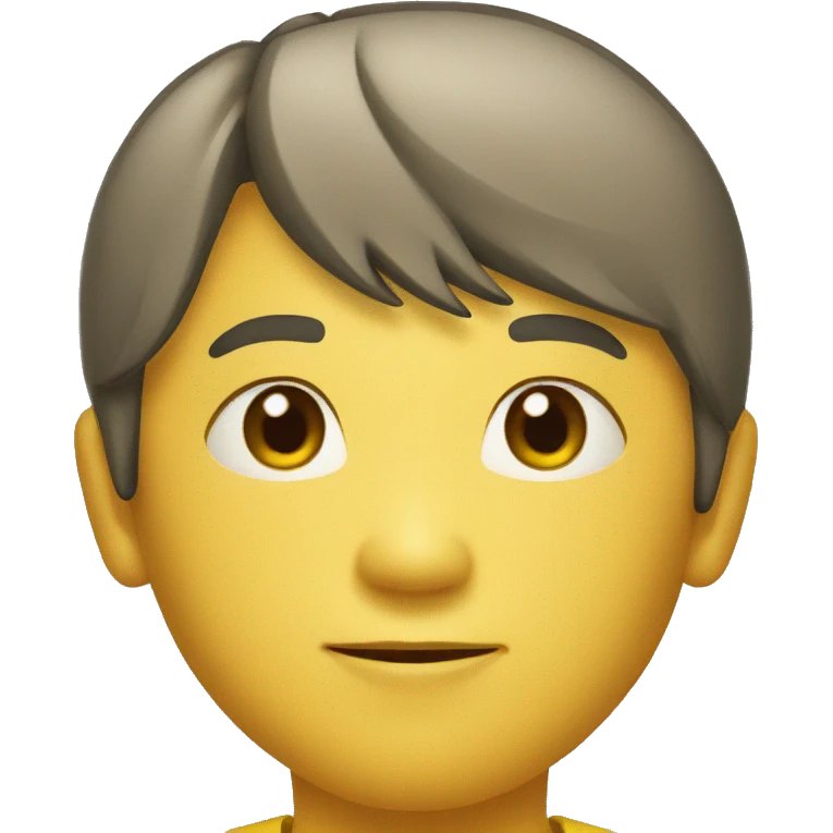 yellow asian emoji