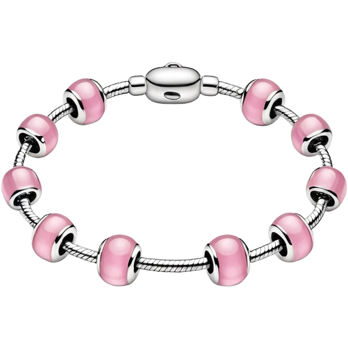 Pulsera pandora rosa emoji